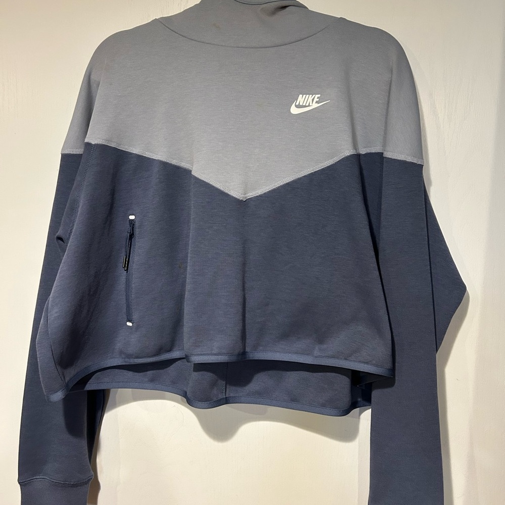 Nike Light and Dark Gray Hoodie